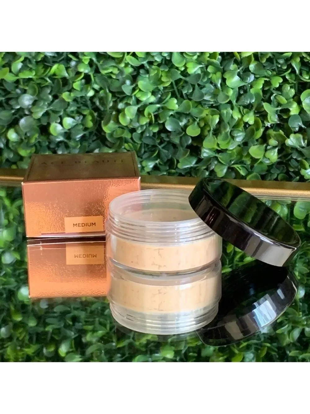 Ace Beaute MEDIUM Effortless Radiance Loose Setting Powder | NEW | FULL SIZE
